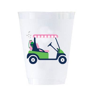 Golf Cart 16 oz Shatterproof Cups