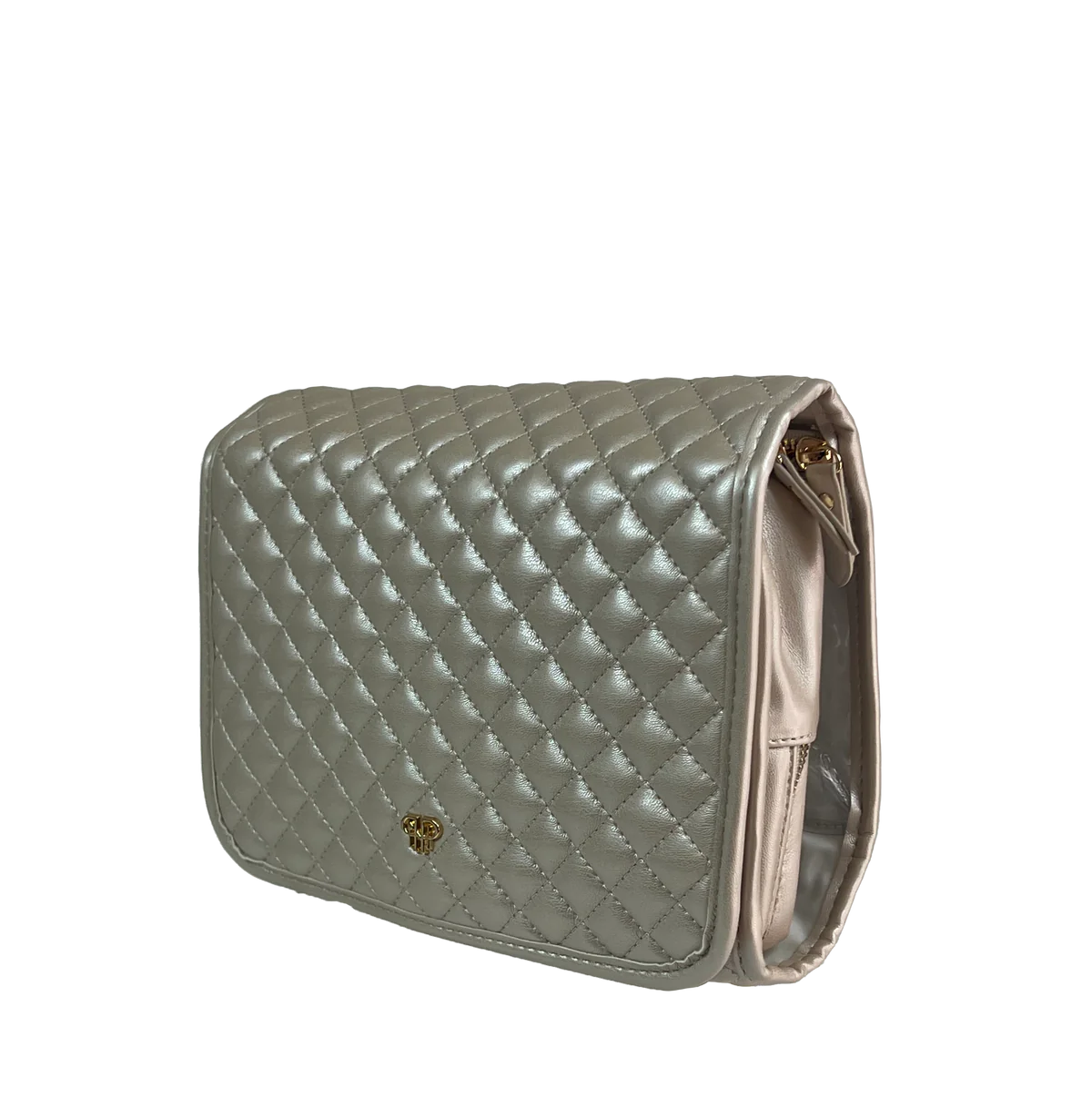 PurseN Getaway Toiletry Case - Pearl Quilted
