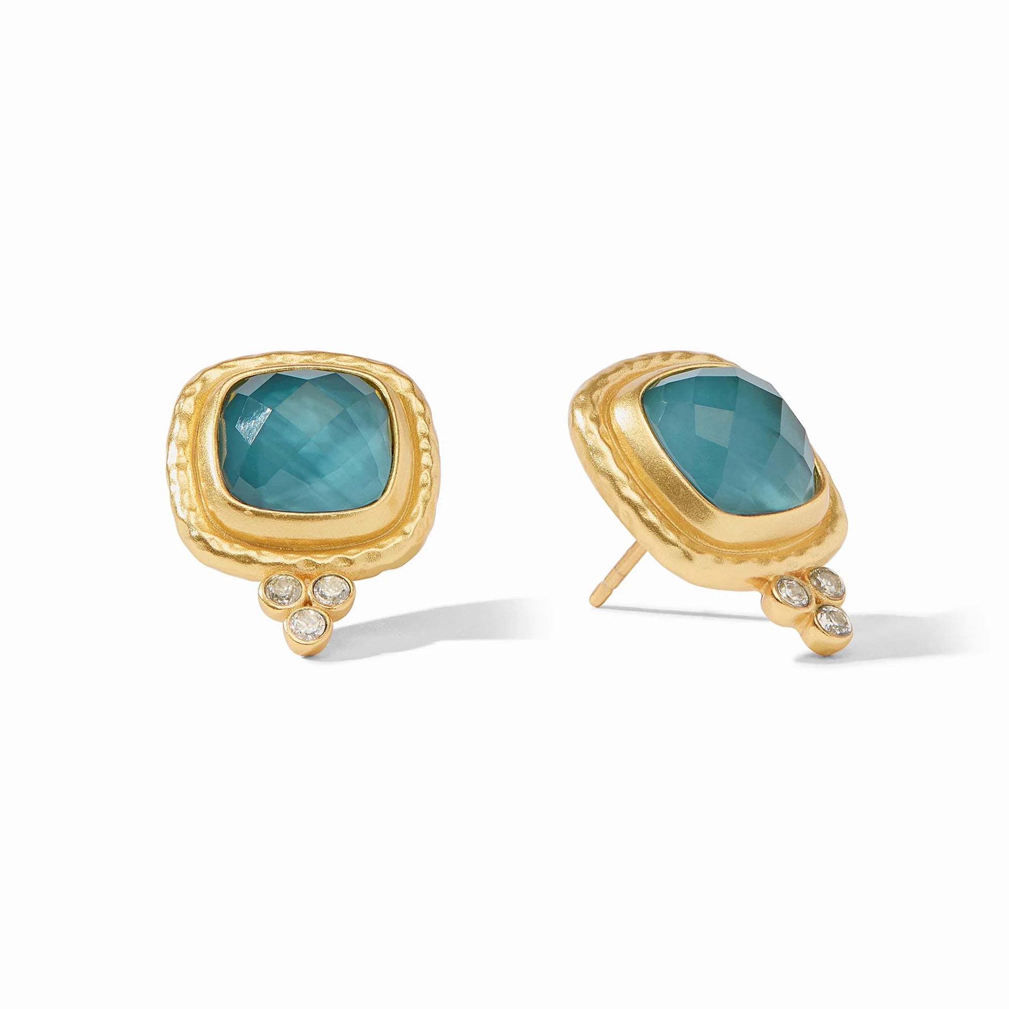 Julie Vos Tudor Stud Earrings - (two colors)