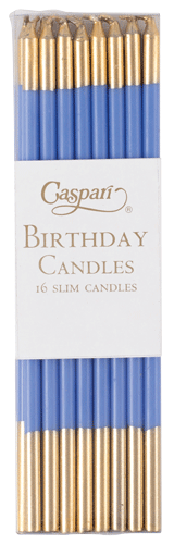 Caspari Slim Birthday Candles - (multiple variants)
