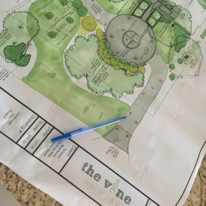 Landscaping Underway