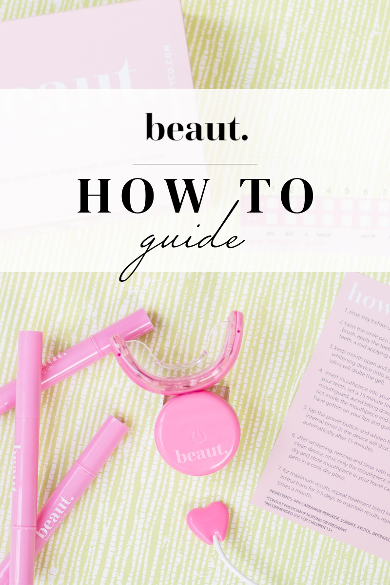 How to Use the Beaut Whitening Kit — Two Friends