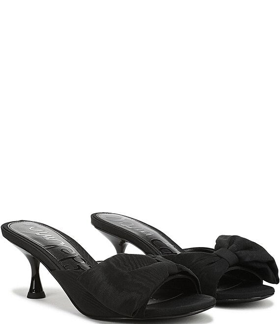 Sam Edelman Ragan Moire Ribbed Silk - Black