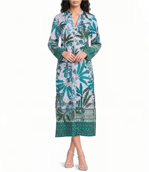Jude Connally Devon Dress | Palm Royale Loden
