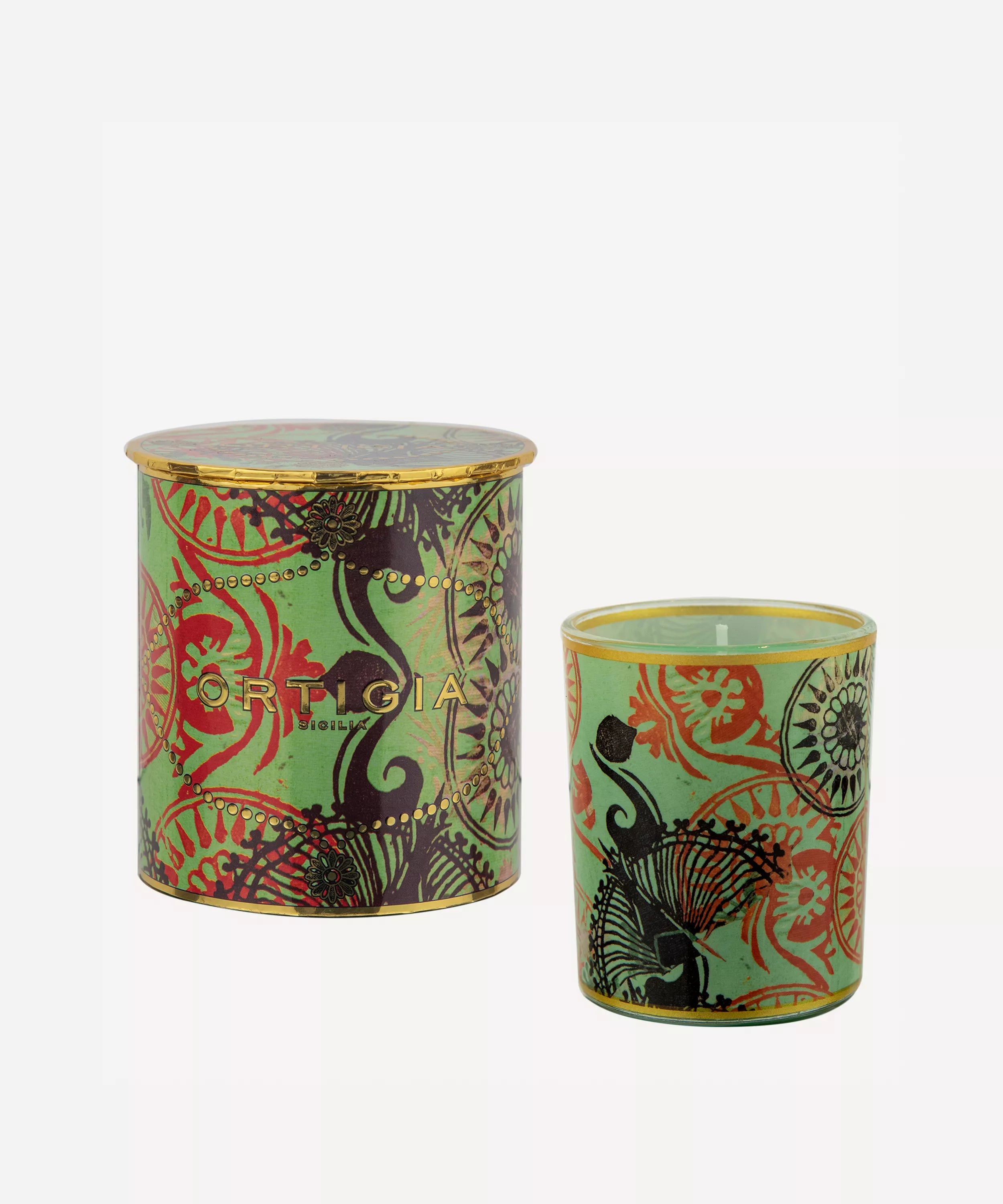 Vietri Fico d'India Small Decorated Candle