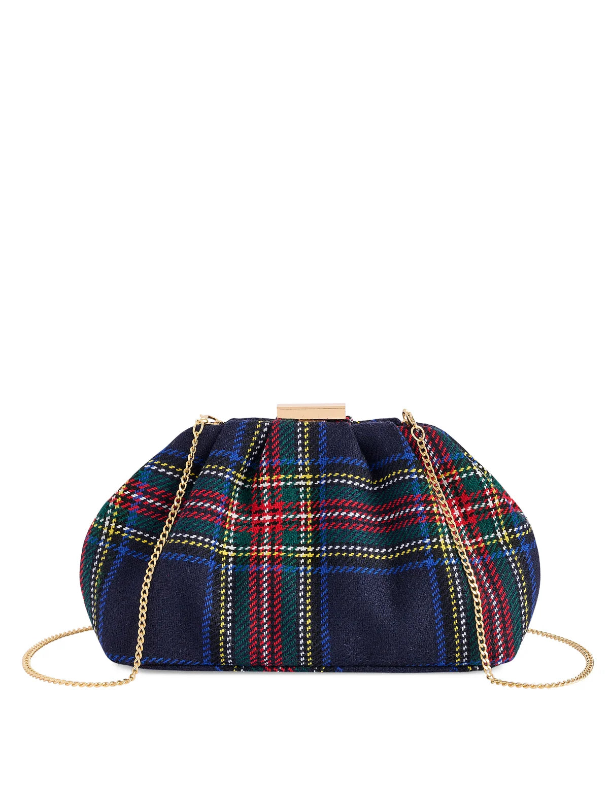 Scottie Clutch | Red and Navy