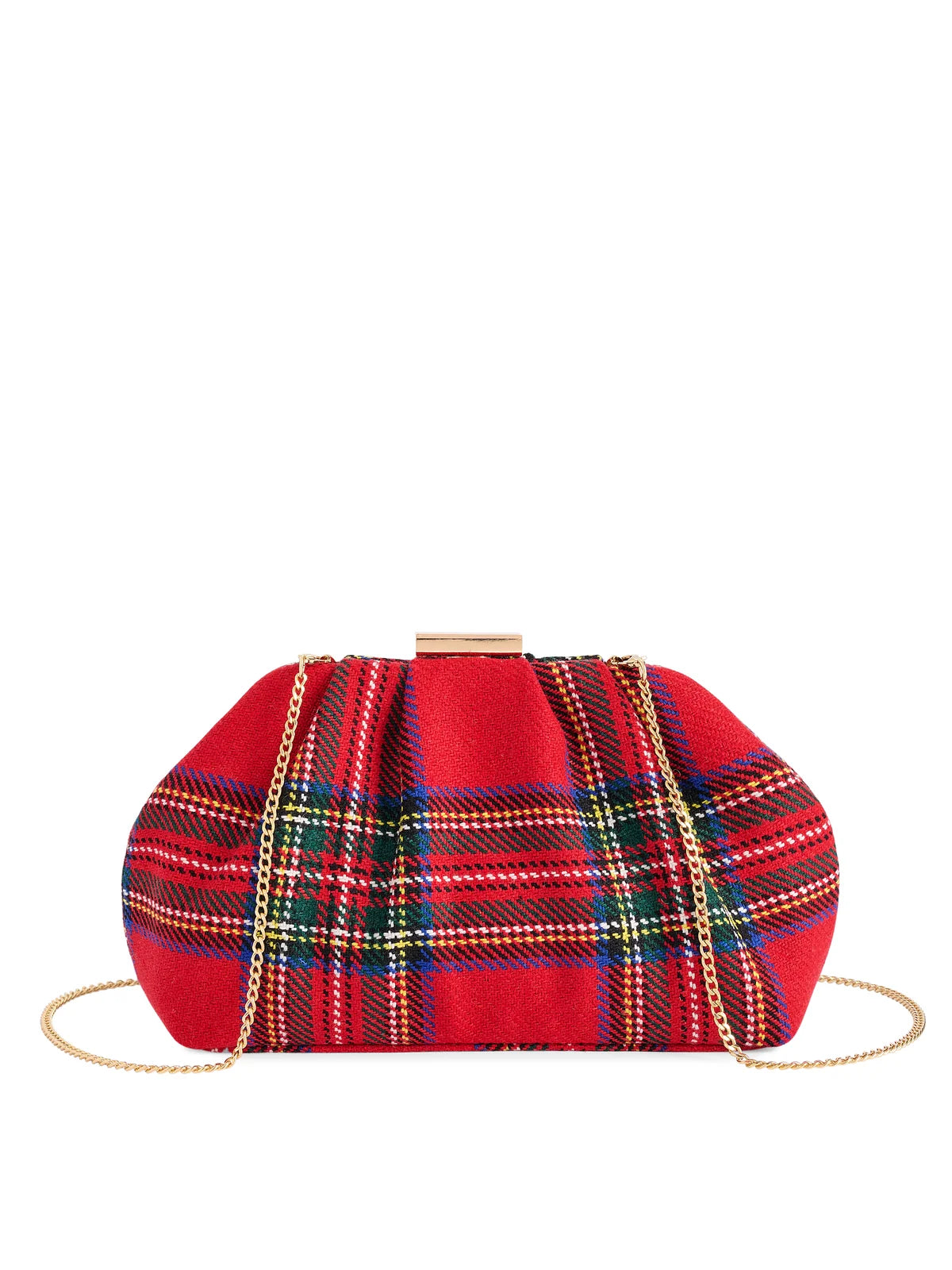 Scottie Clutch | Red and Navy