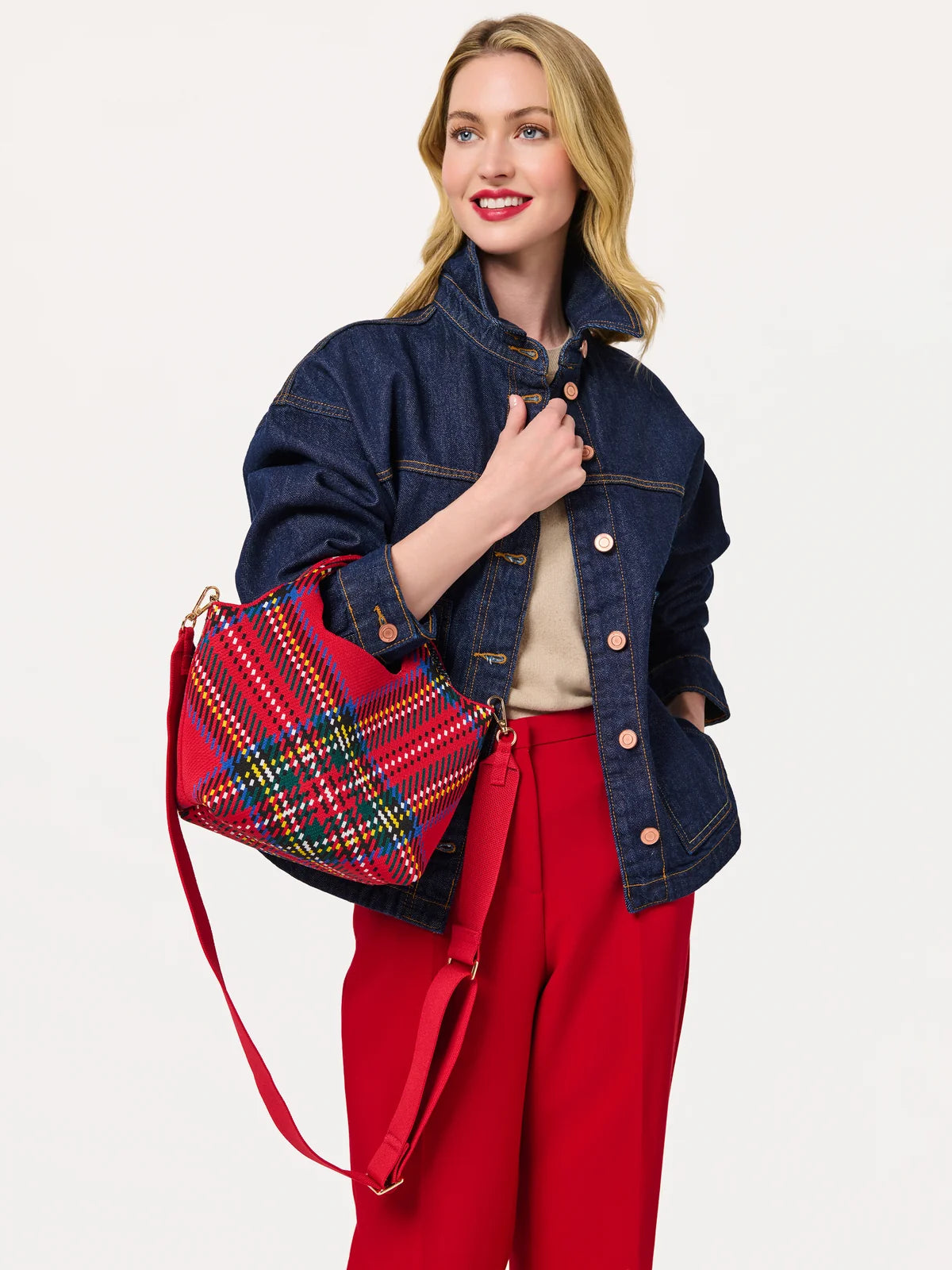 Robbie Plaid Mini Tote Bag - 2 Colors