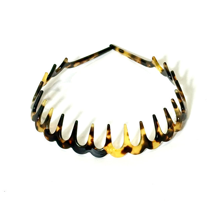 Ella Teeth Acetate Headband | Yellow Tokyo and Ivory Tokyo
