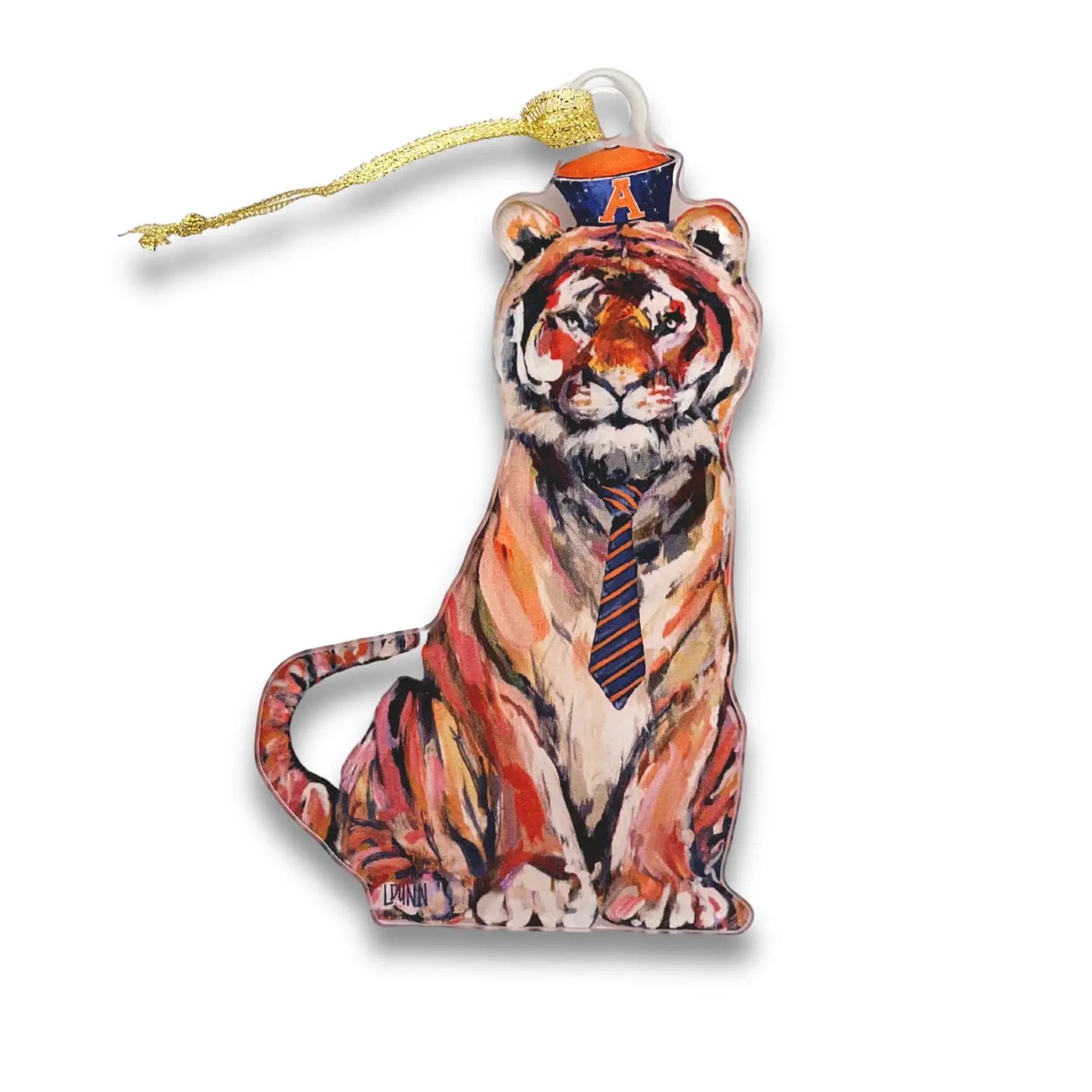 Auburn Tiger Mascot  Acrylic Ornament