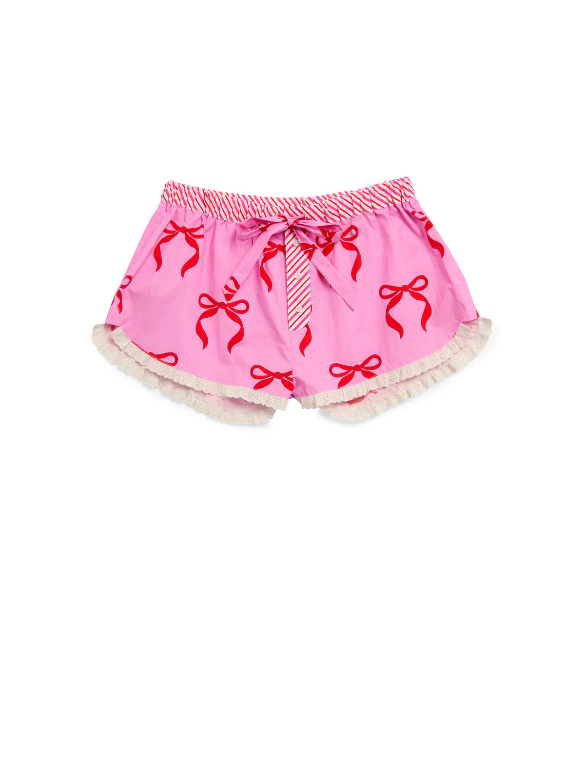 Bow Boxer Shorts - Pink
