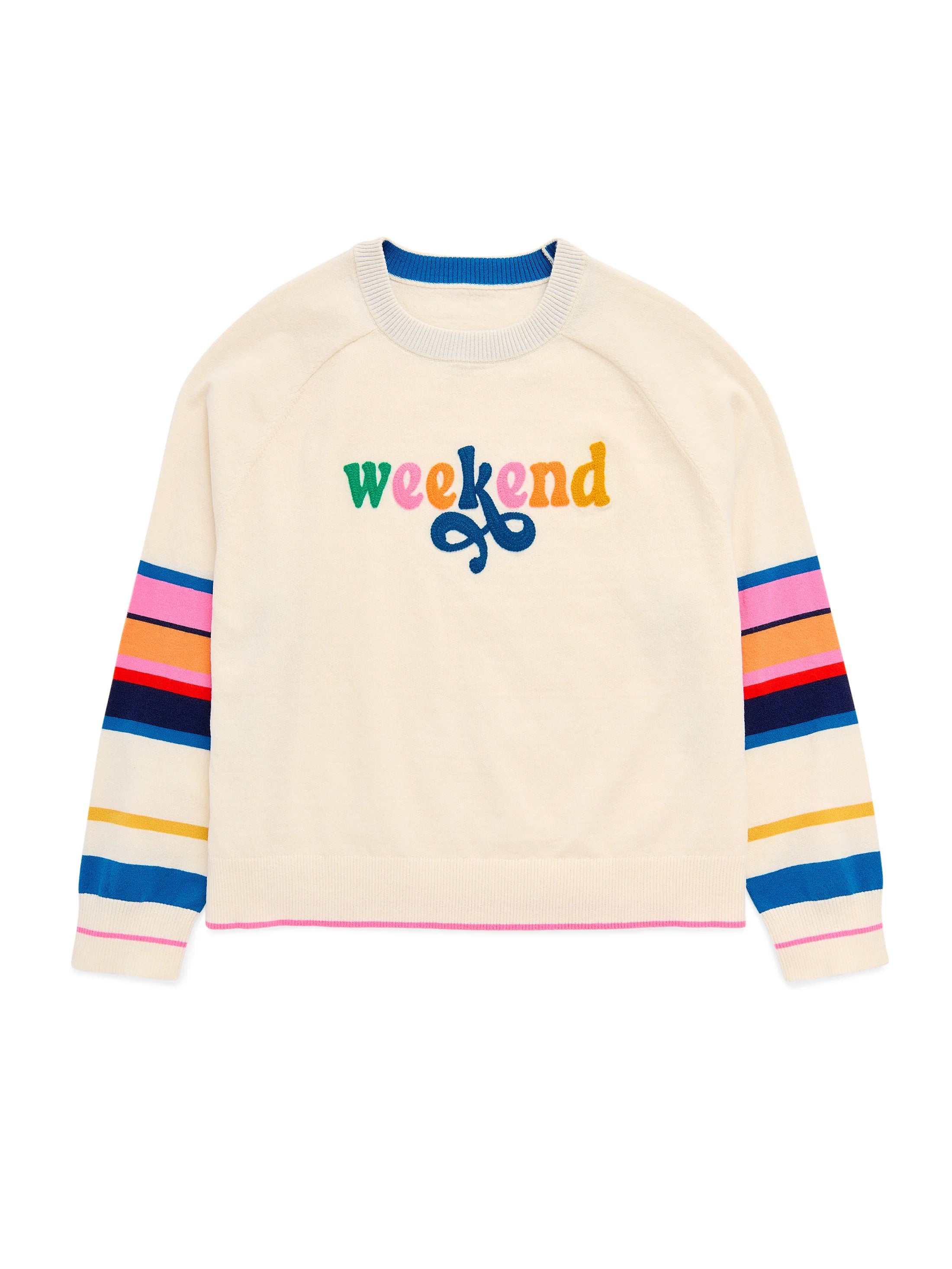 Weekend Lightweight Boxy Sweater - Ivory