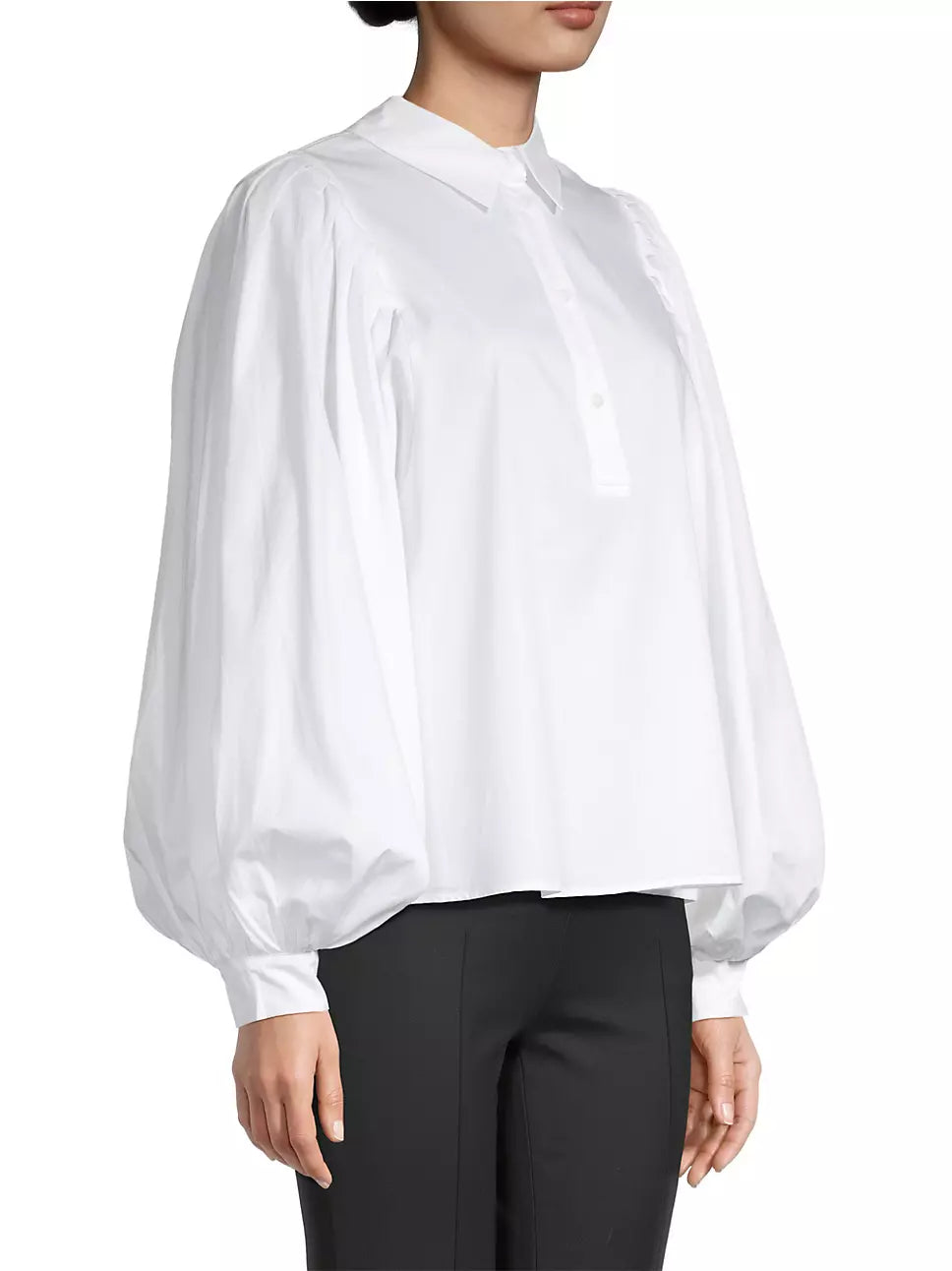 Harshman Lois Popover Shirt - White
