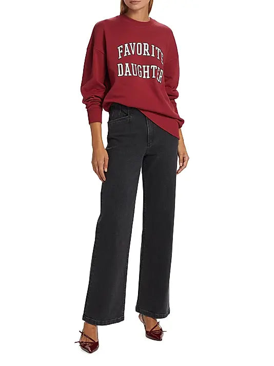 Favorite Daughter Red Collegiate Sweatshirt
