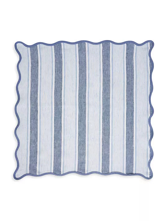 Juliska Cabana Stripe Napkins - Set/4 Ocean Cabana