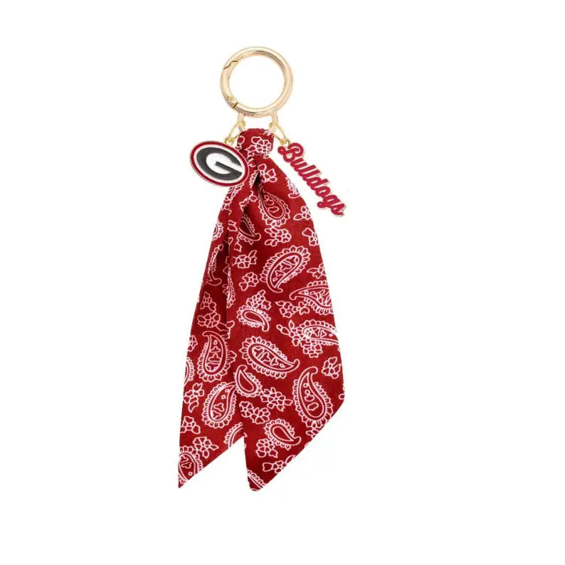 Georgia Bulldogs Logo Bandana Bag Charm