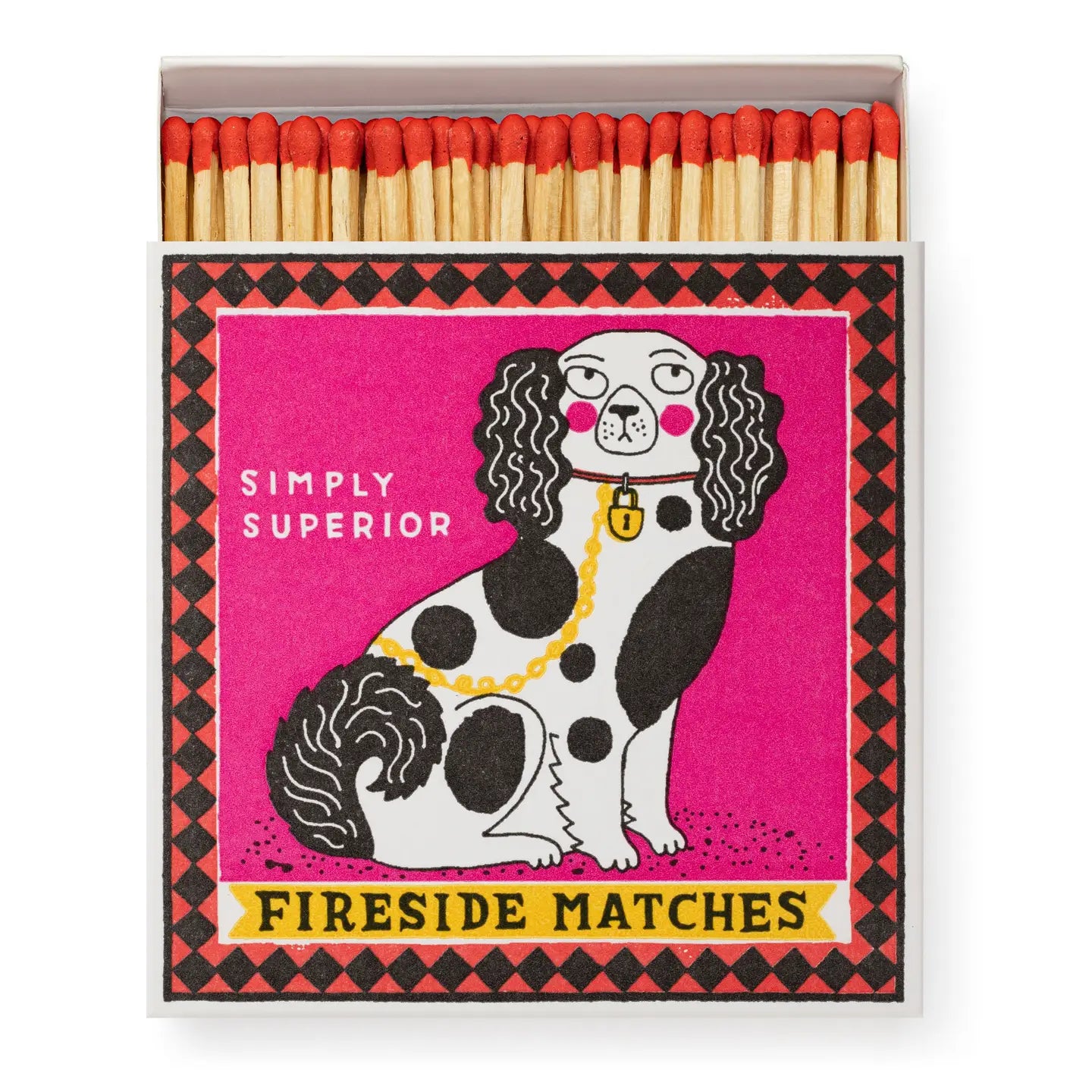 Fun Square Safety Matches - 5 designs