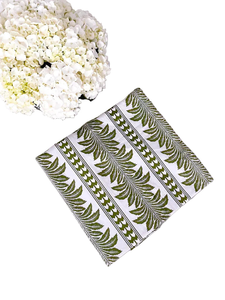 Palm Green Cloth Napkins Set of Four