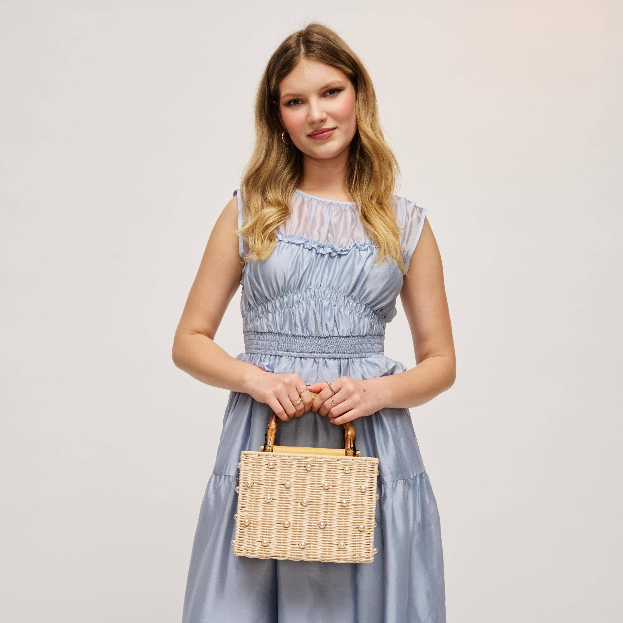 Maxie Evening Bag - Natural