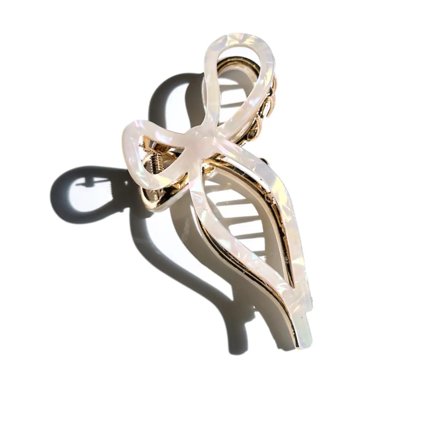 Ballet Bow Acetate Claw Clip - Three Colors