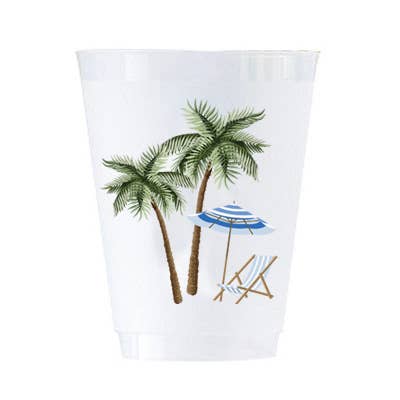 Palm Tree - 16 oz Shatterproof Cups