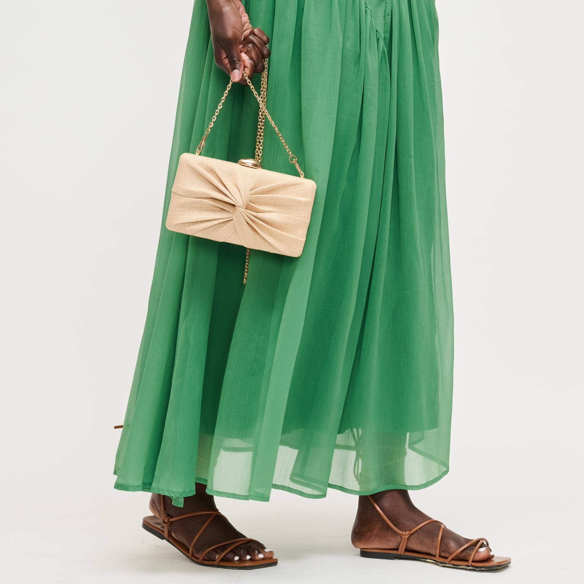 Serenity Evening Bag: Natural