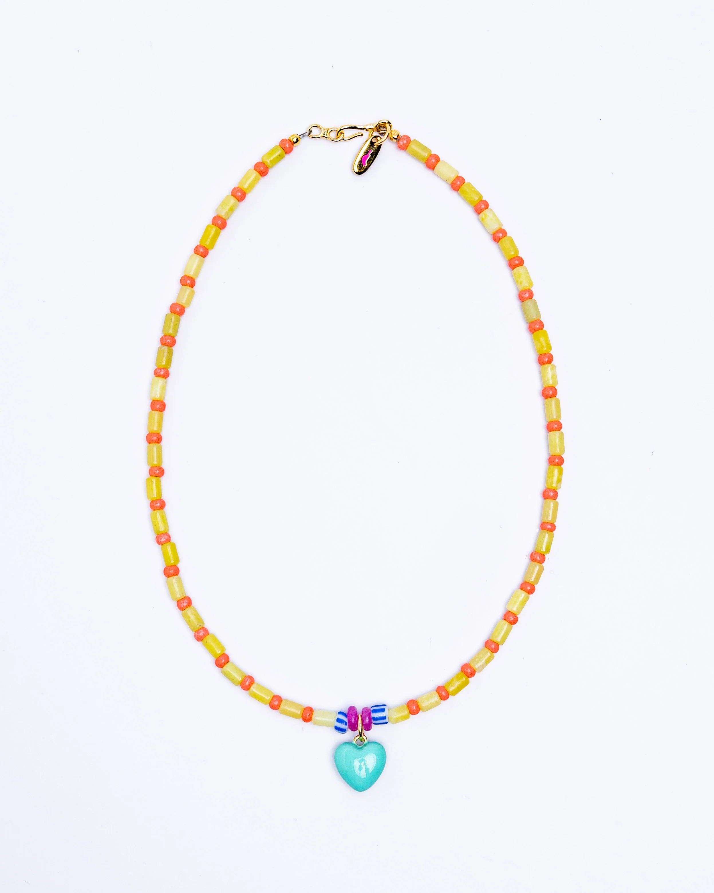 Mini Turquoise Heart Necklace