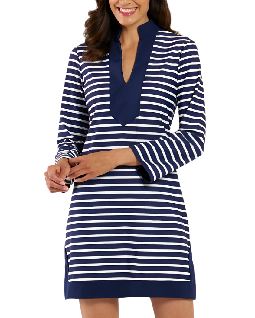 Jude Connally Kate Dress - Everyday Stripe - Navy/White