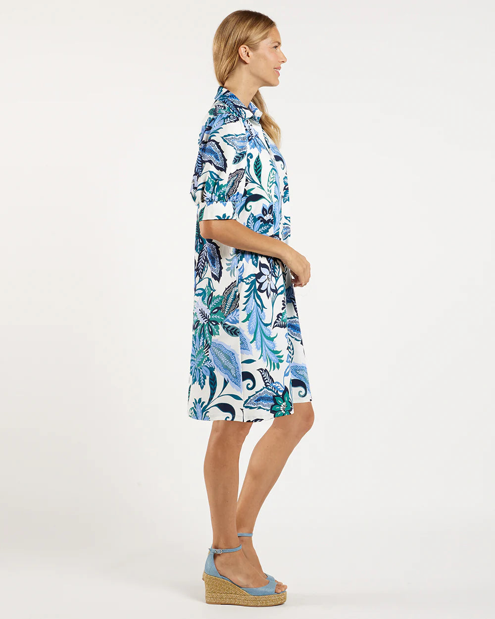 Jude Connally Emerson Dress - Falling Floral Cream