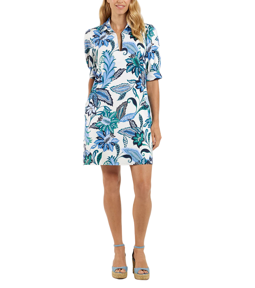 Jude Connally Emerson Dress - Falling Floral Cream