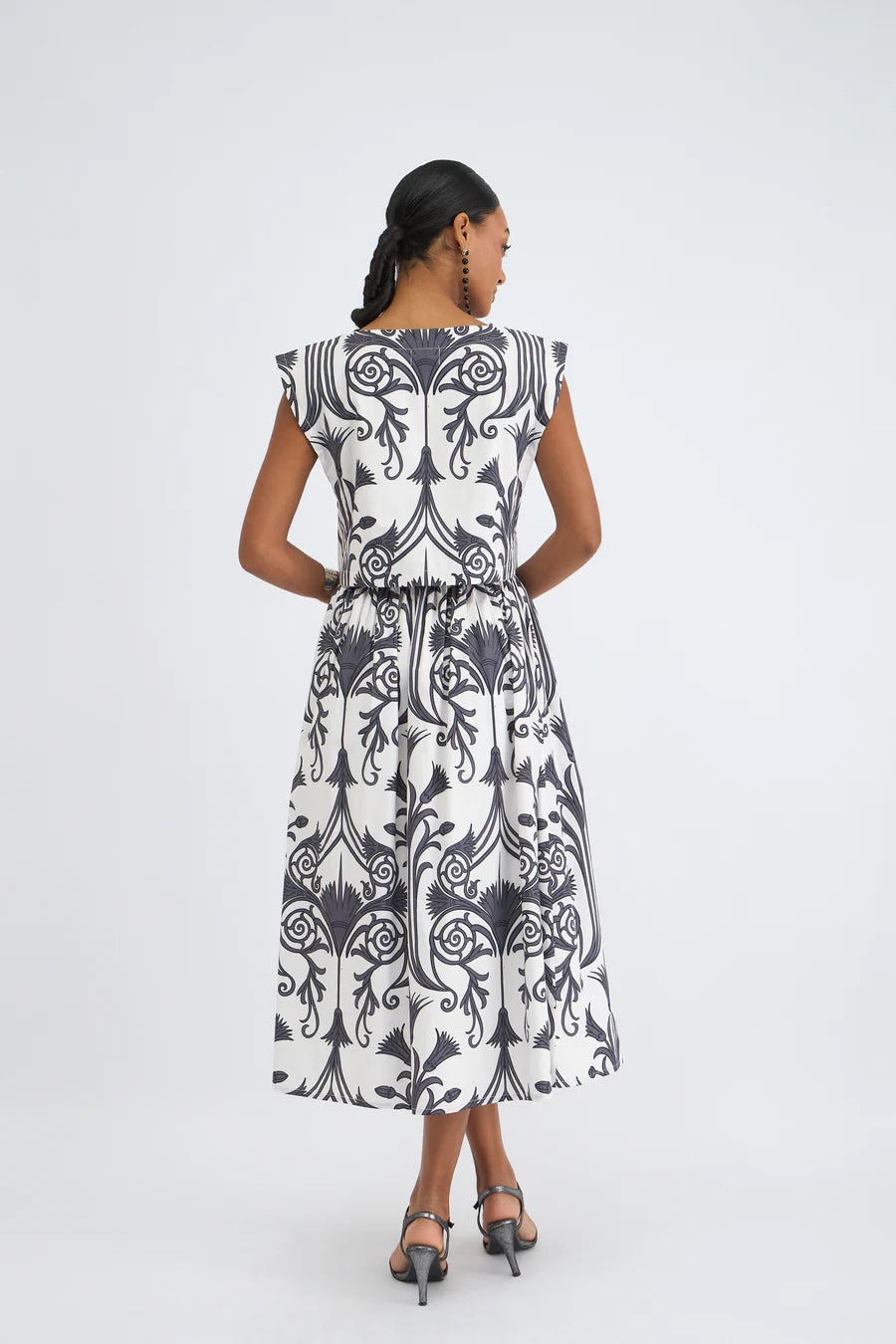 Beyond by Vera Amber Skirt - Iron Veil Charcoal