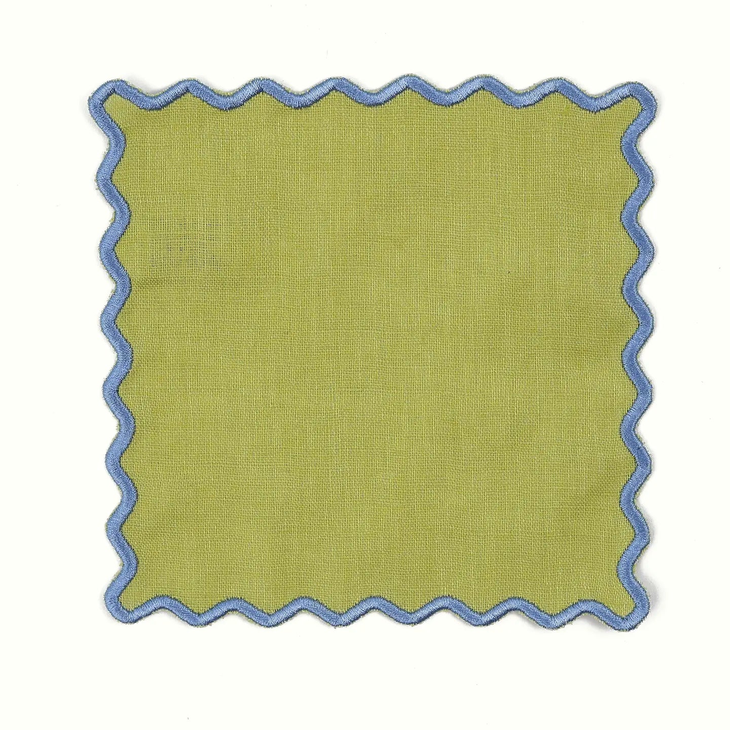 Linen Square Cocktail Napkin Set - 4 Colors