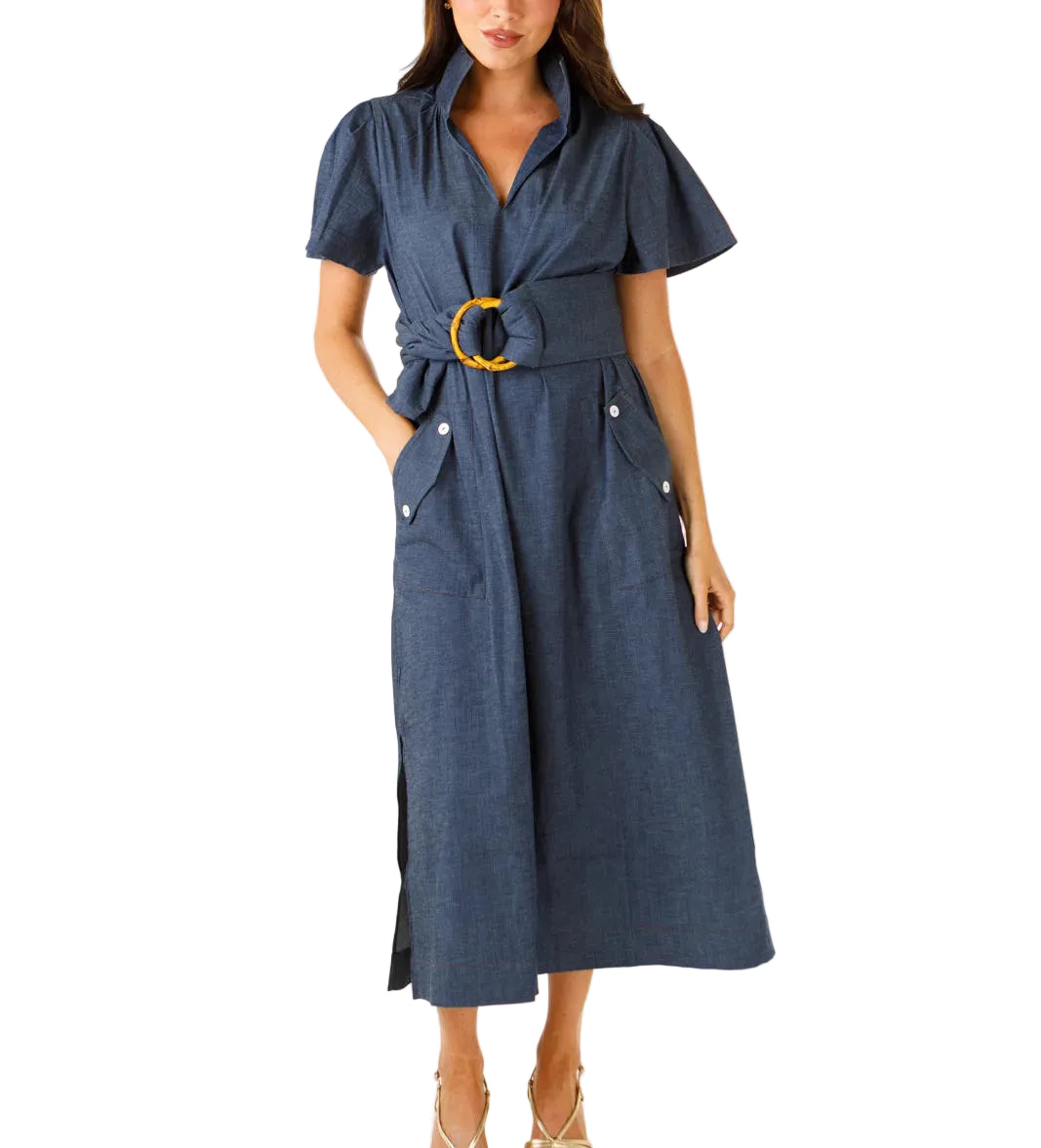 Holly Shae Gretchen Dress - Stretch Denim