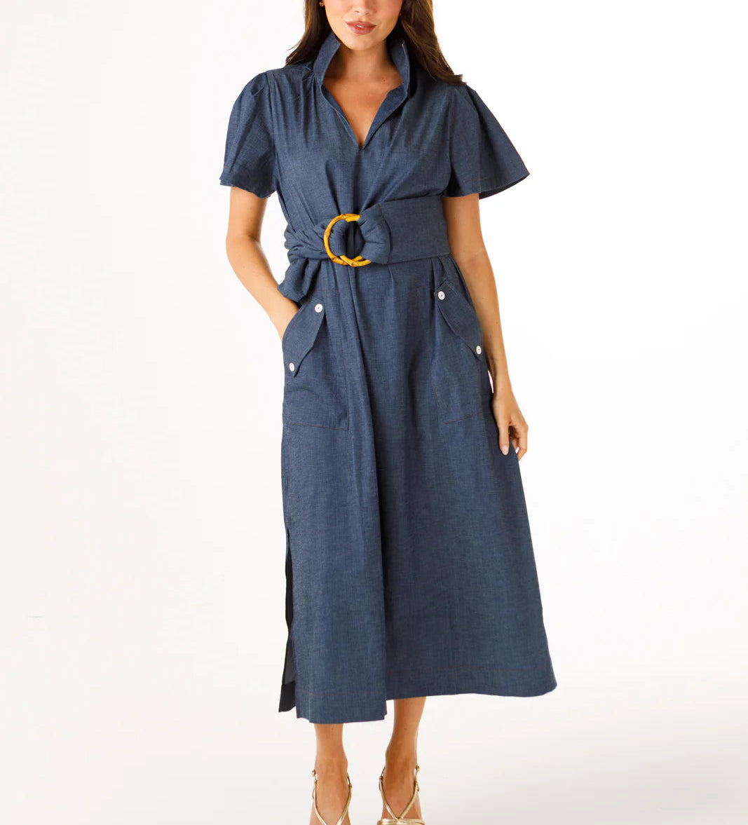 Holly Shae Gretchen Dress - Stretch Denim