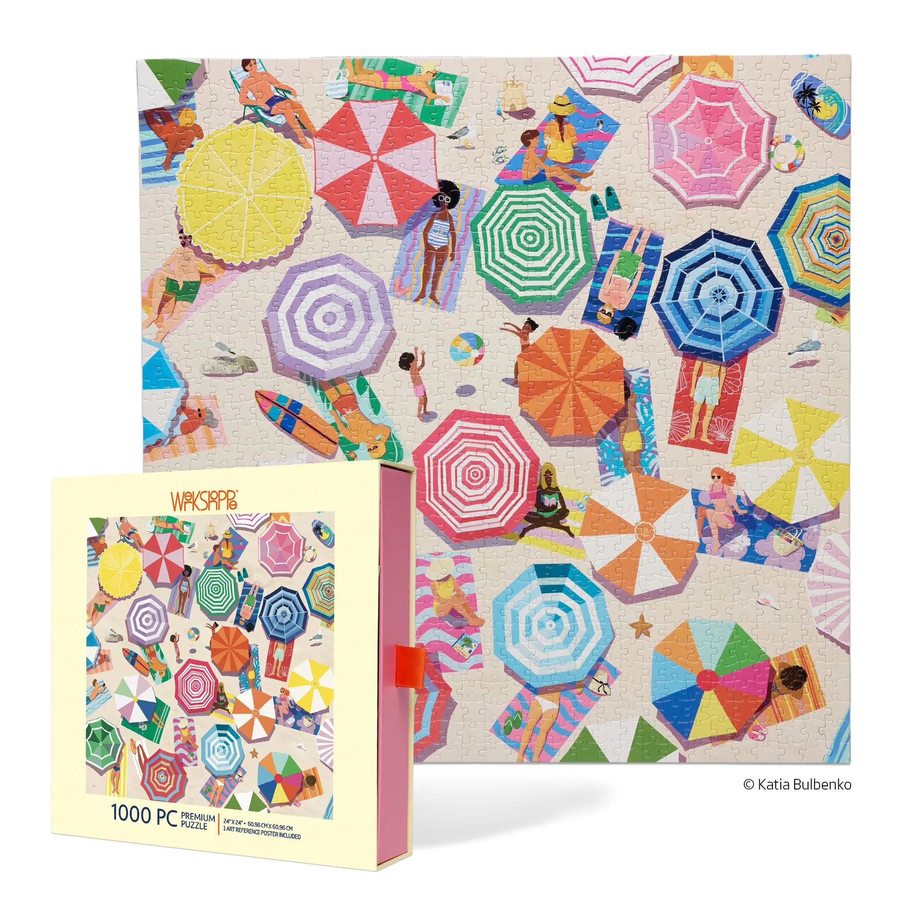 Werkshoppe Beach Day 1000 Piece Puzle