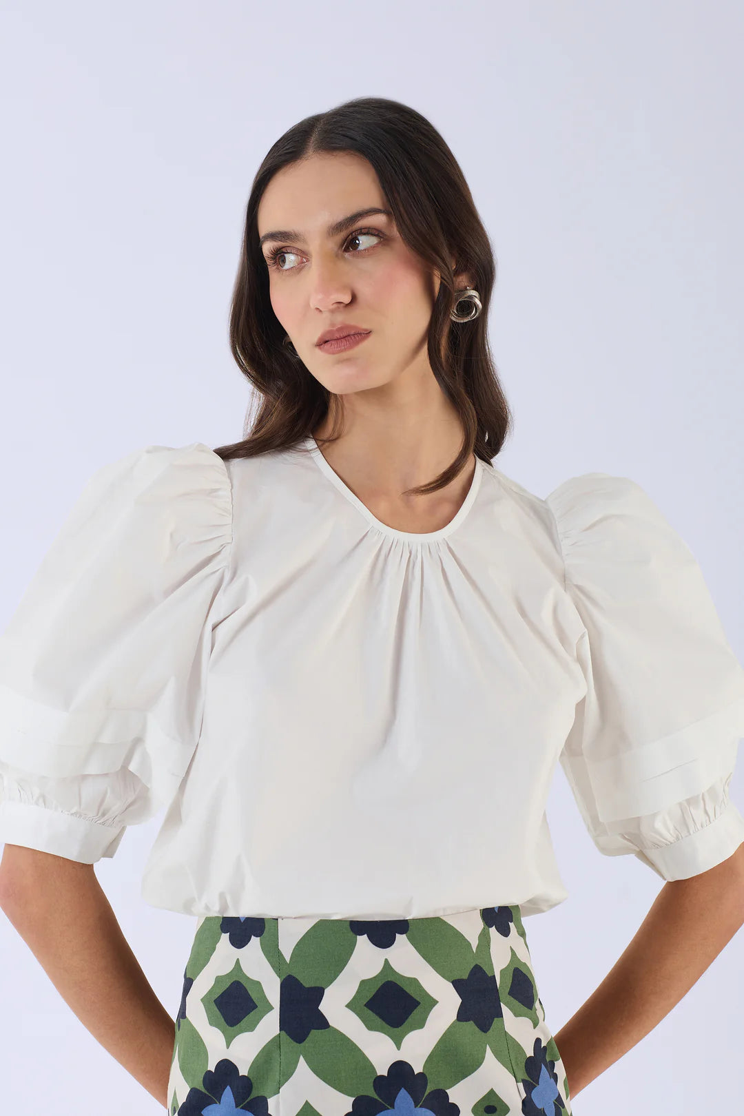 Beyond by Vera Lilly Top - White