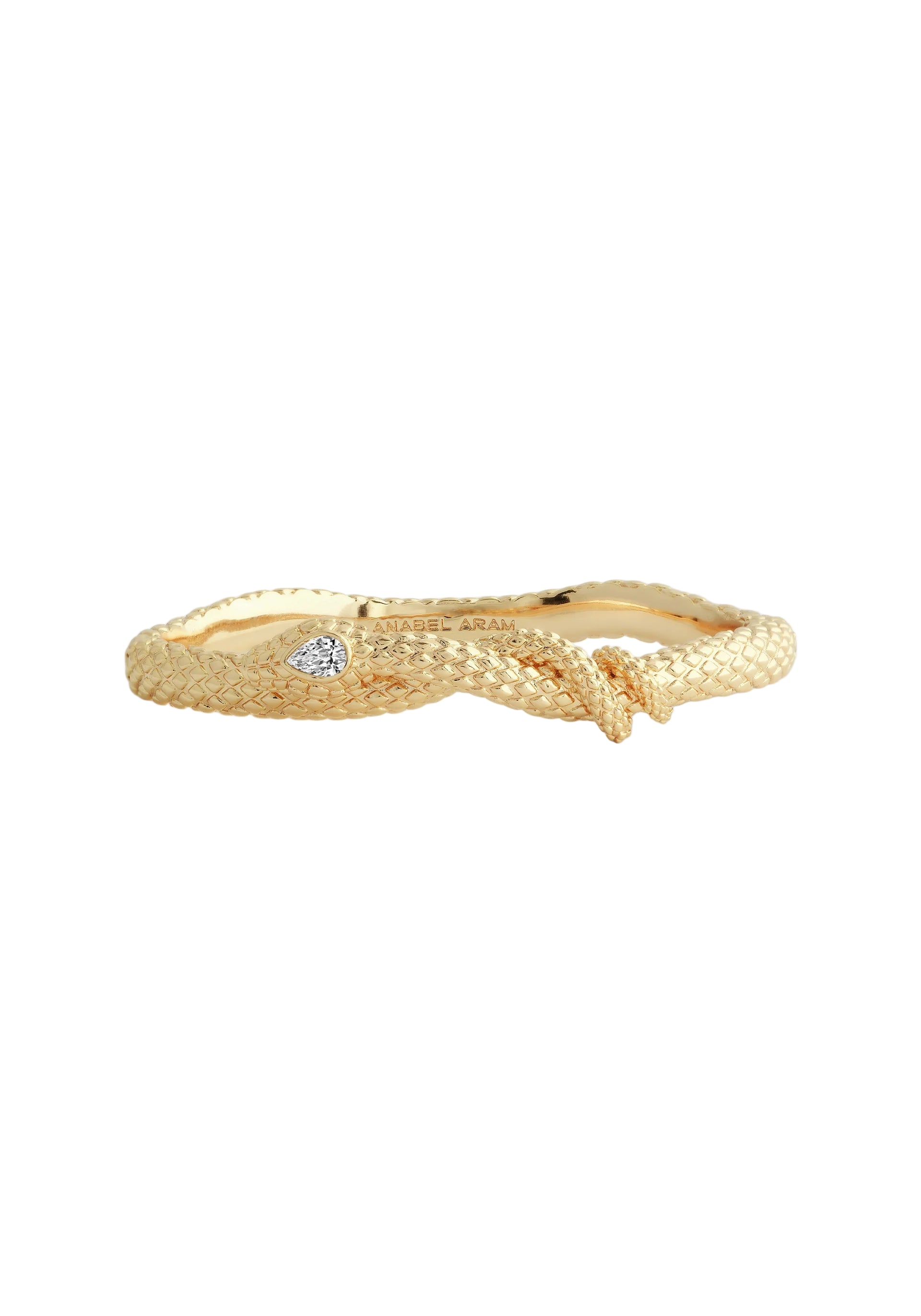 Anabel Aram Serpent Hinged Bangle