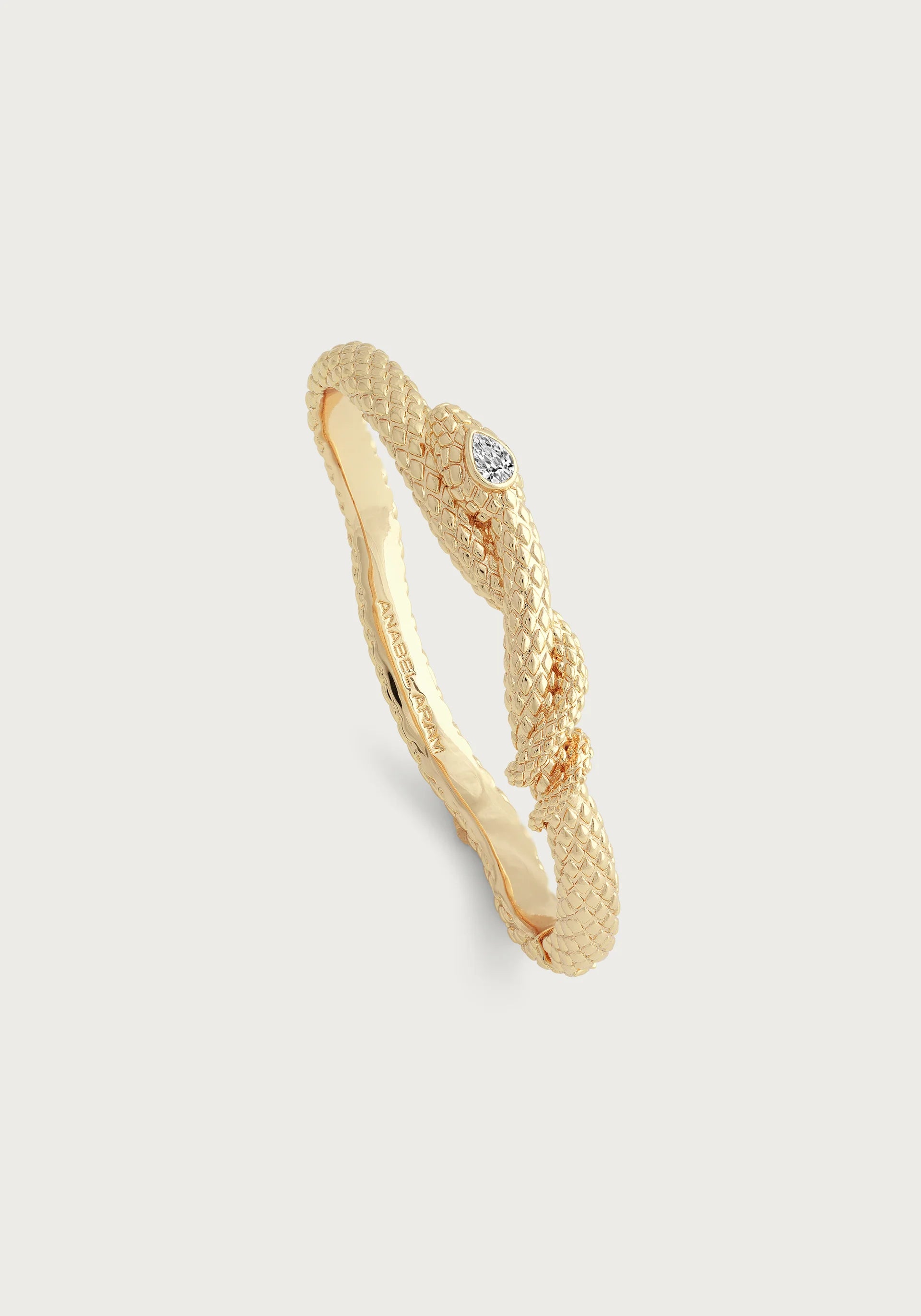 Anabel Aram Serpent Hinged Bangle