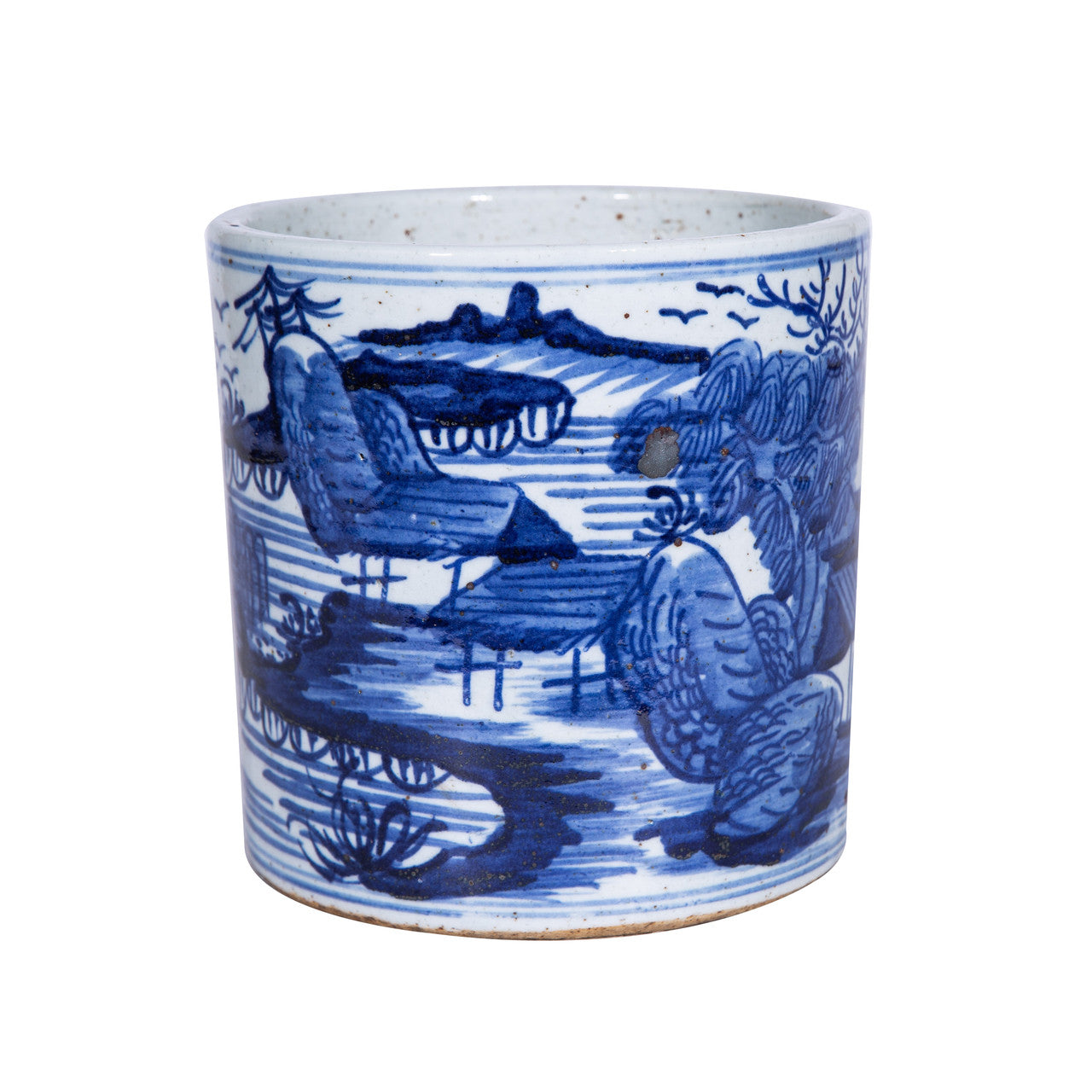 Small Dynasty Orchid Pot Landscape Motif