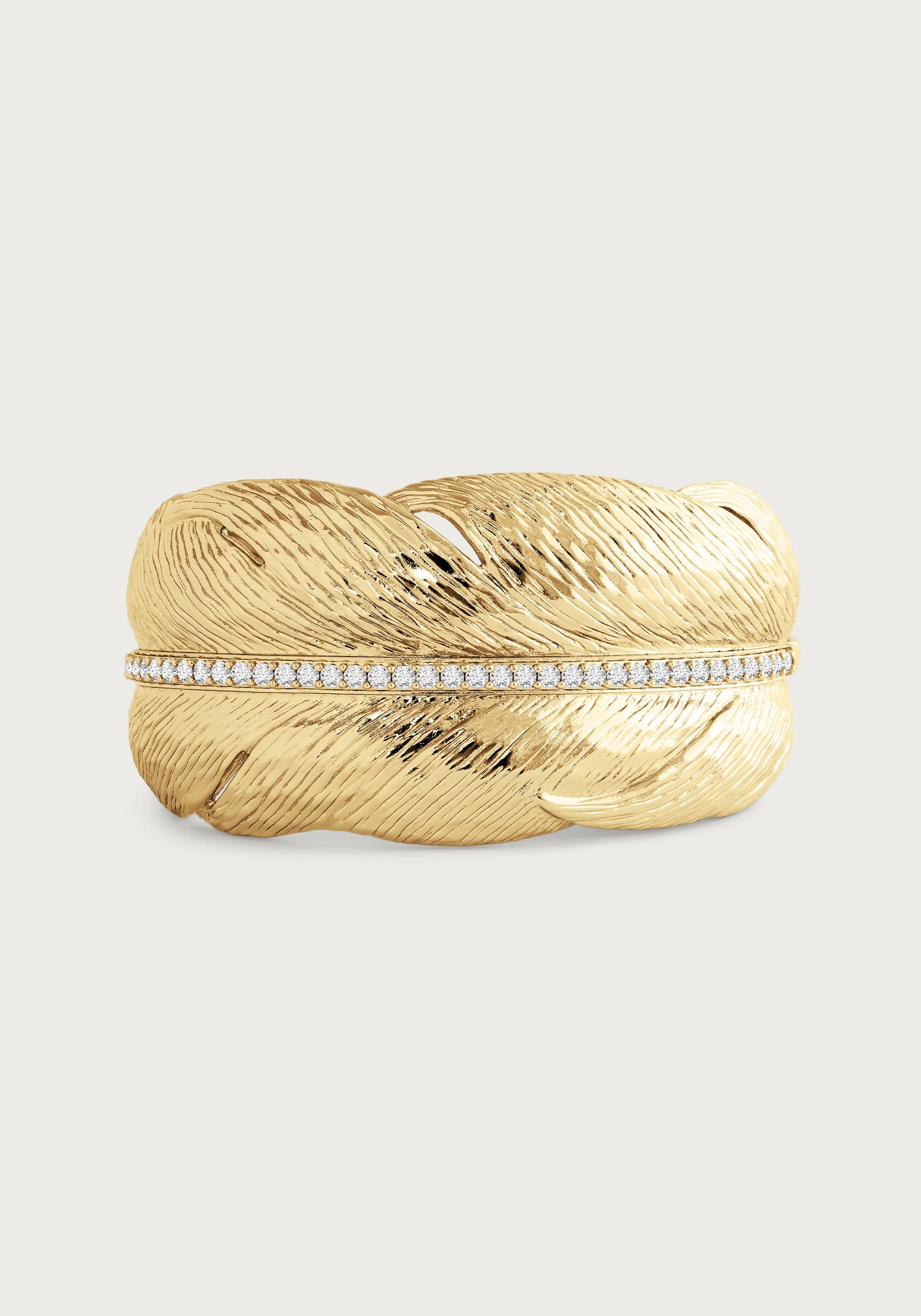 Anabel Aram Feather Wide Cuff