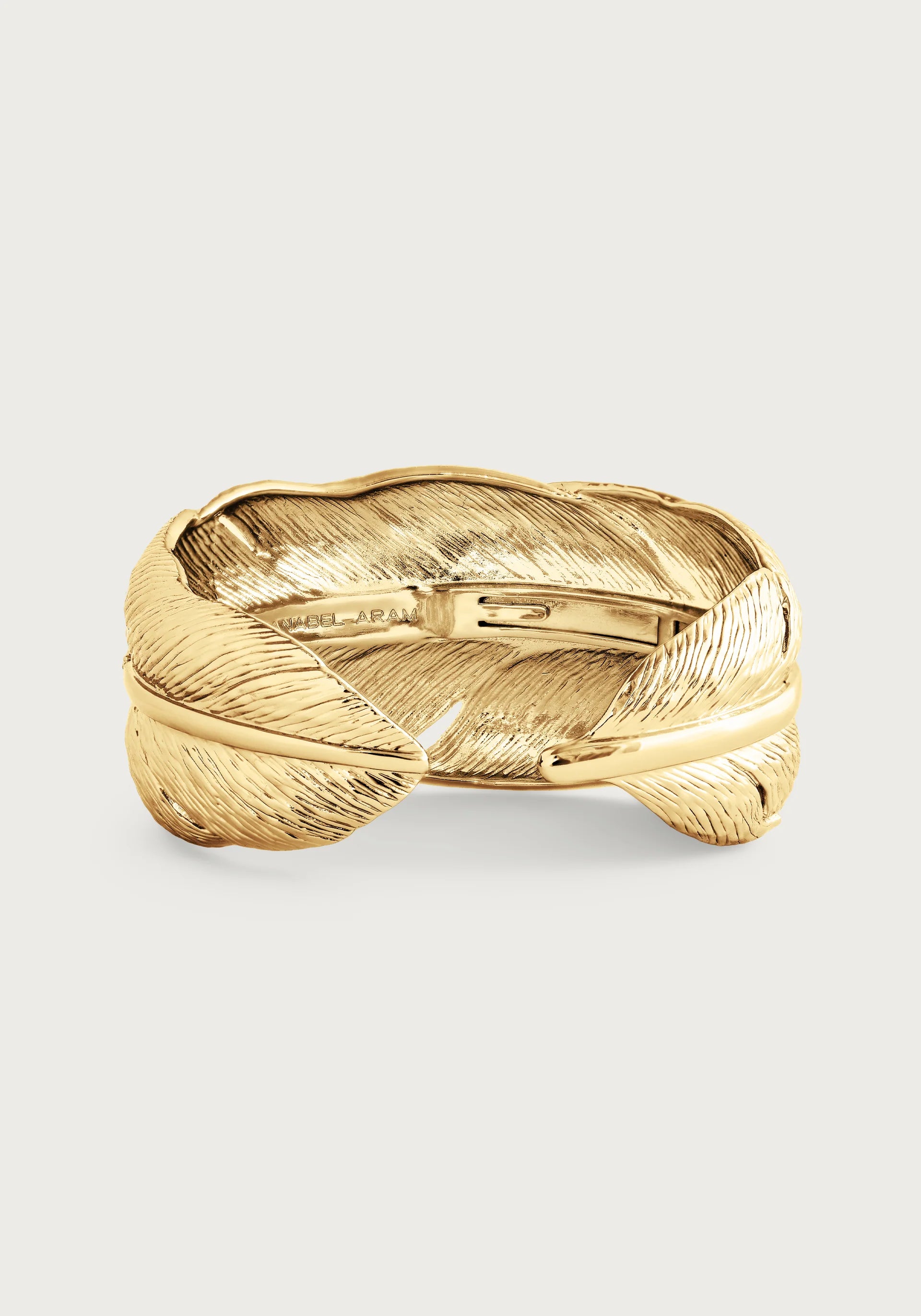 Anabel Aram Feather Wide Cuff