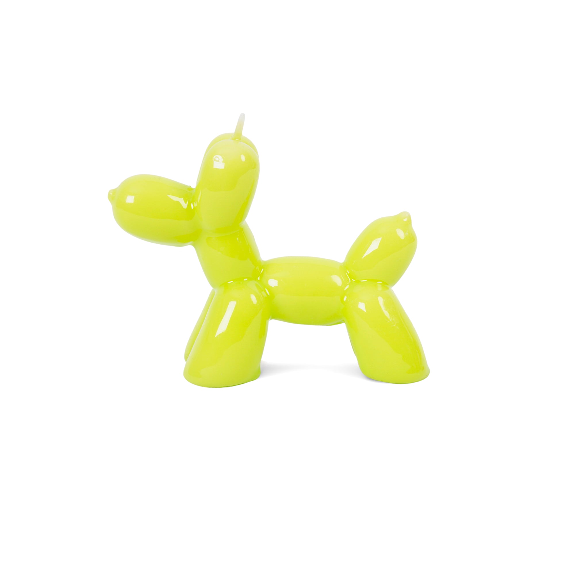 Lime Balloon Dog Candle