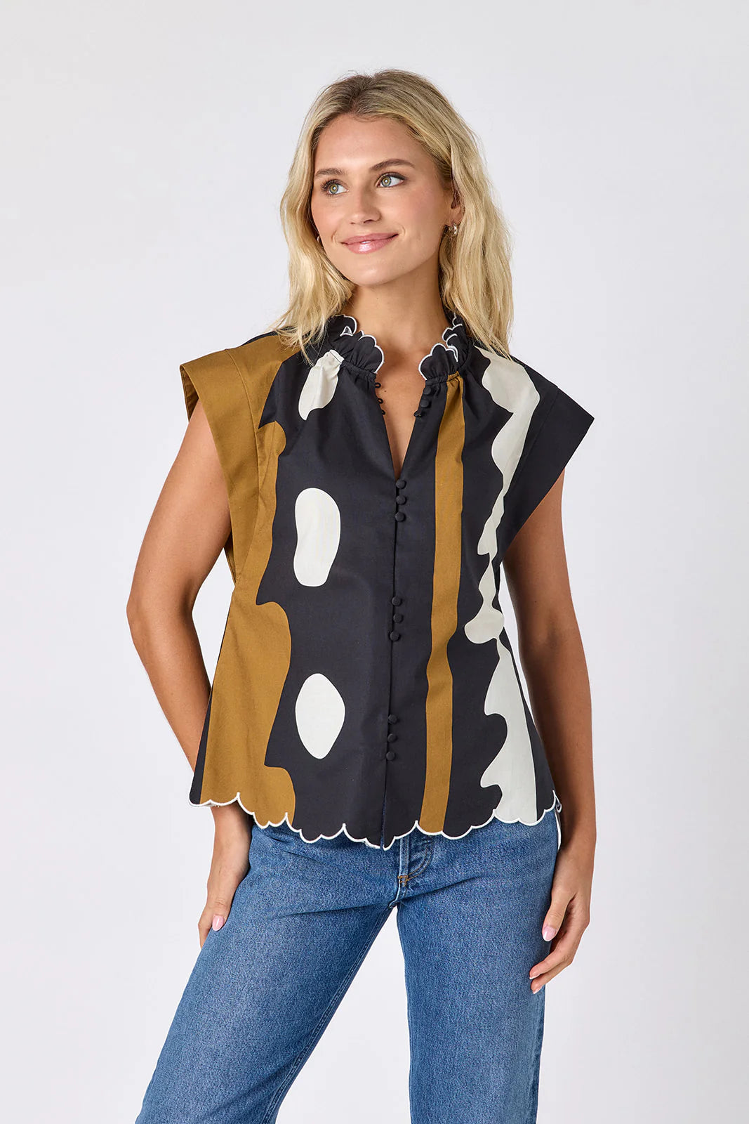 Crosby by Mollie Burch Fritzy Top | Wild Line