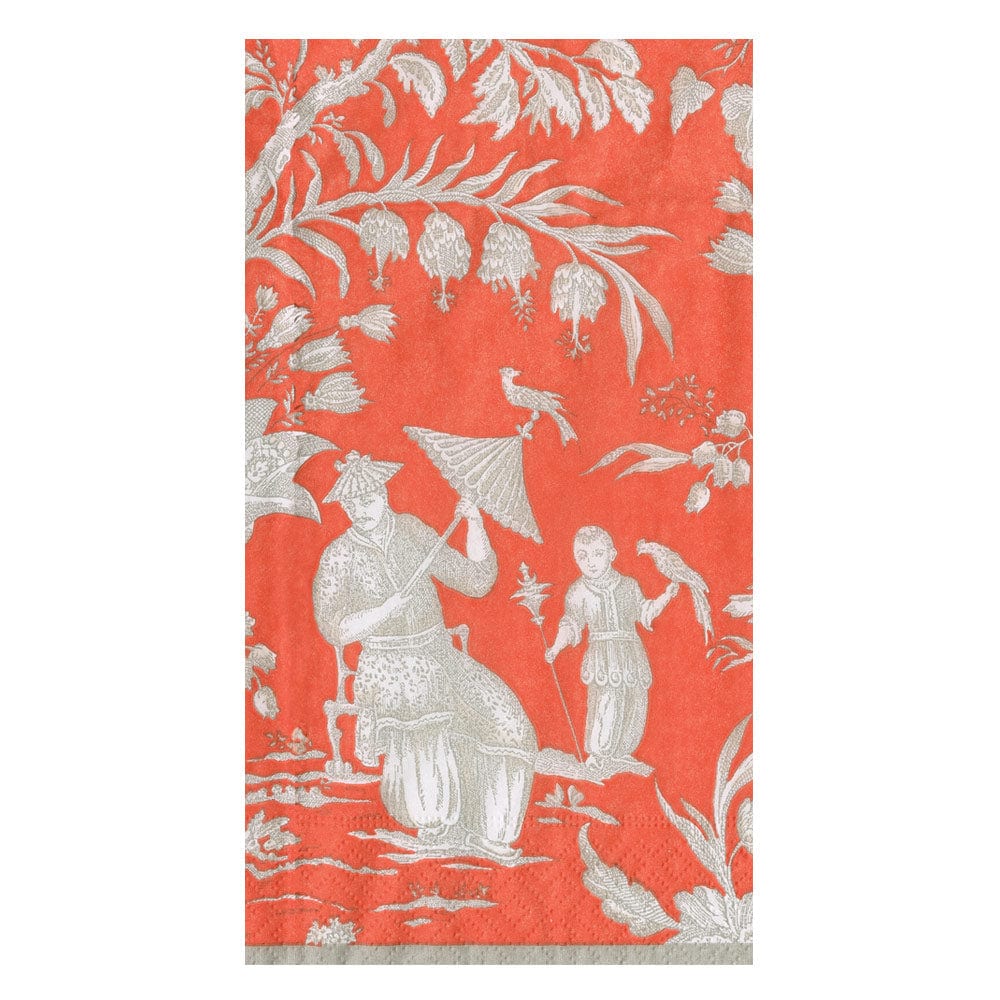 Silk Road Toile Mandarin Napkin - 2 Sizes