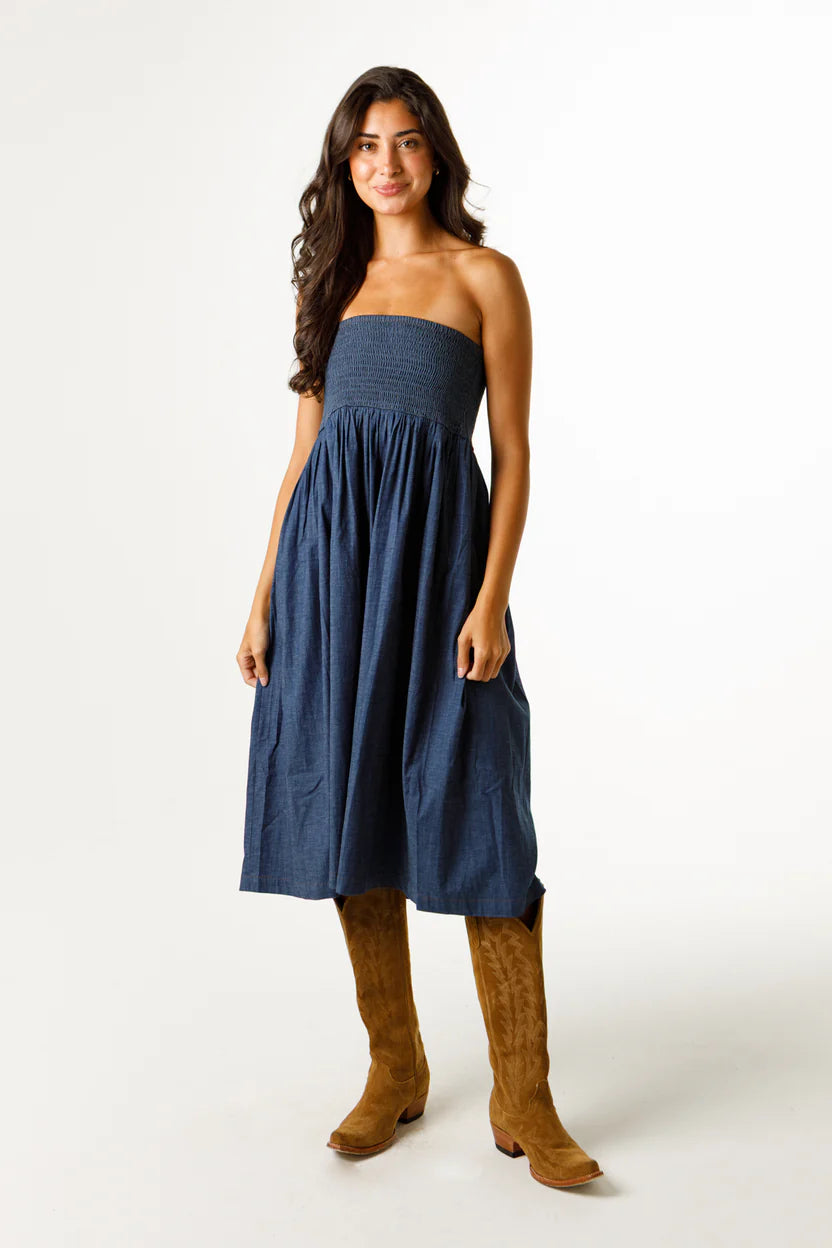 Holly Shae Betsy Skirt/Dress - Stretch Denim
