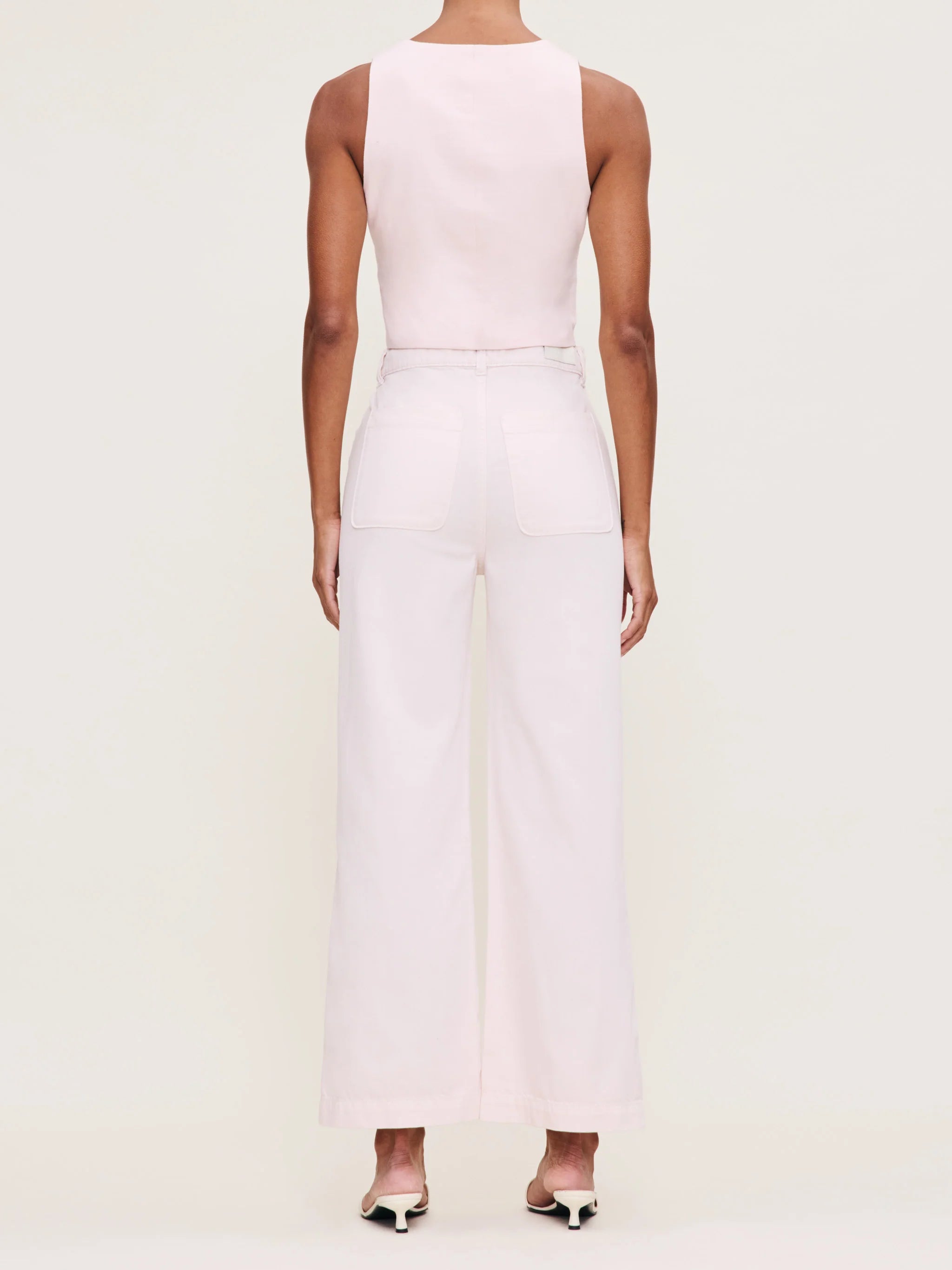 DL1961 Lizzie Cropped Top - Primrose Pink