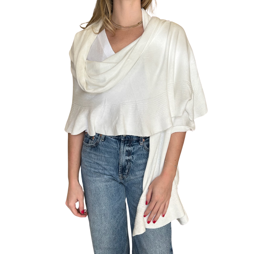 Breezy Ruffle Wrap - 3 Colors