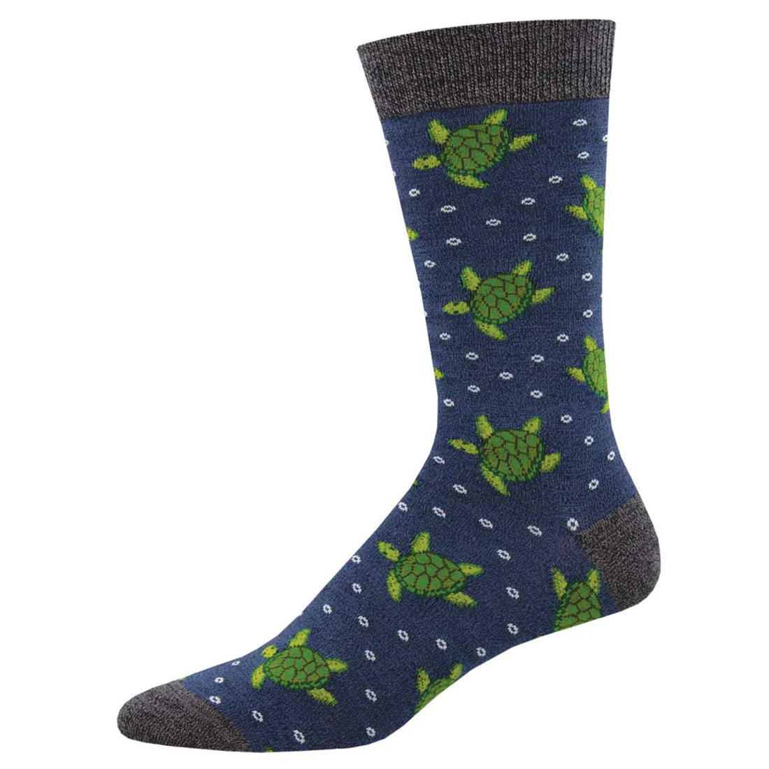 Socksmith Turtle Tales - Denim Heather