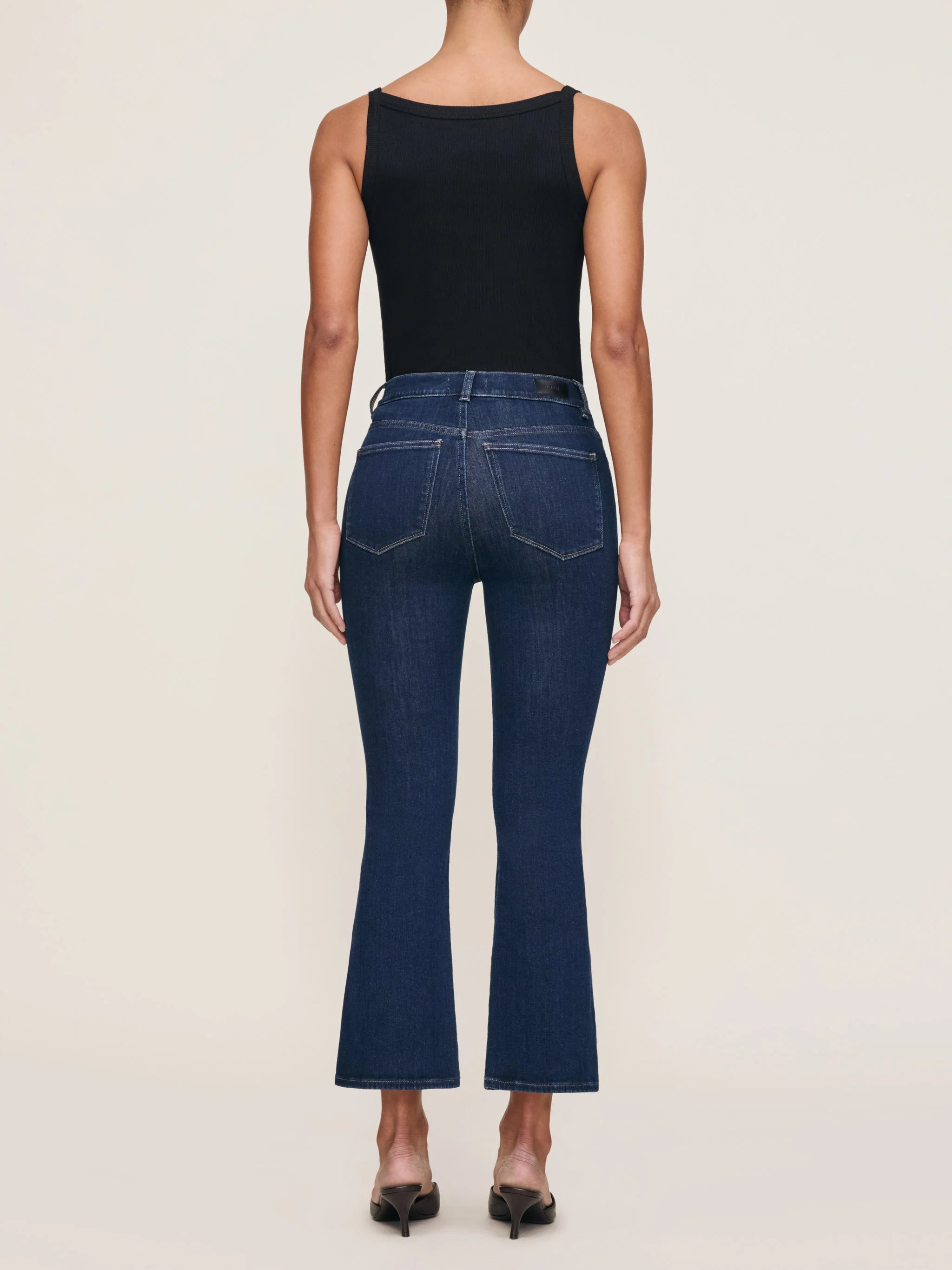 DL1961 Bridget Boot: High Rise Instasculpt™ Crop | Lunar Sky