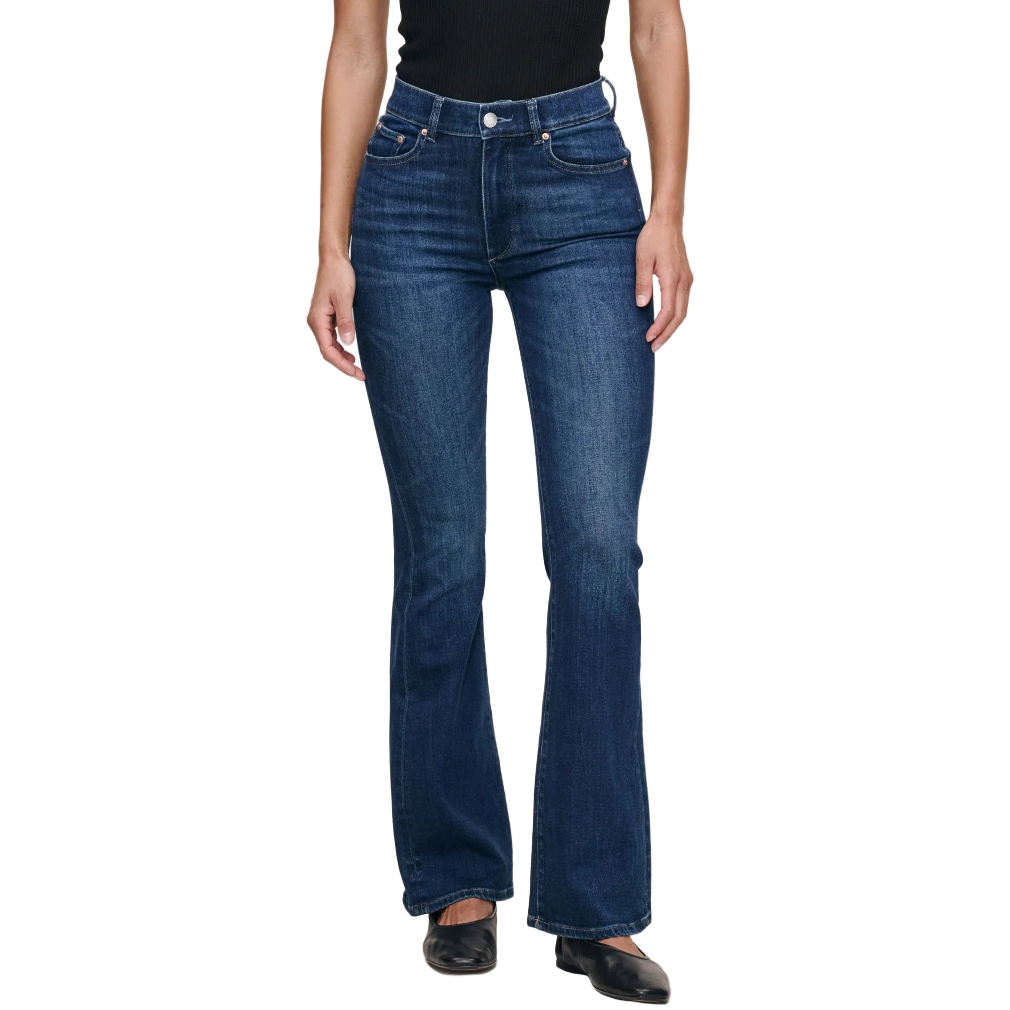 DL1961 Bridget Boot: High rise Instasculpt 31.5" - Sea Front